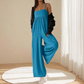 🏆 LIMITED-TIME 50% OFF! 👗Beach Casual Strappy Backless Wide-Leg Jumpsuit