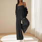 🏆 LIMITED-TIME 50% OFF! 👗Beach Casual Strappy Backless Wide-Leg Jumpsuit