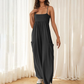🏆 LIMITED-TIME 50% OFF! 👗Beach Casual Strappy Backless Wide-Leg Jumpsuit