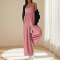 🏆 LIMITED-TIME 50% OFF! 👗Beach Casual Strappy Backless Wide-Leg Jumpsuit