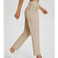 👖 50% OFF NOW! 💐Women's High‑Waisted Elastic Pants with Zipper Pockets – Stretchy Wrinkle‑Resistant Cropped Trousers