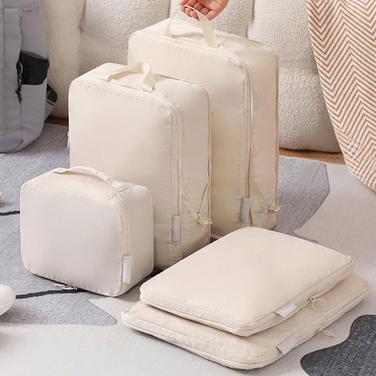 🧳 60% OFF FLASH SALE ! ⚡ 6PCS Compression Packing Cubes For Travel – Space-Saving Compression, Multi-Size Classification, Water-Resistant & Durable ✈️