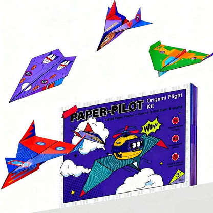 🏆 Last Day Special Price £9.99! 🔥Buy more save more🎁Creative DIY Paper Airplane Set For Kids