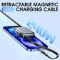 🔋240W Retractable Magnetic Fast Charging Cable