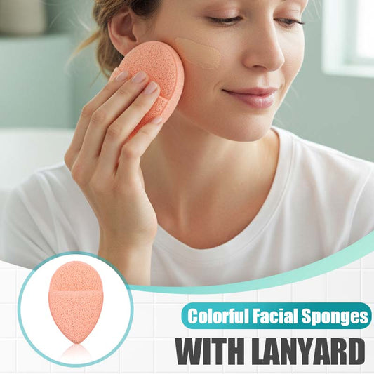Facial Sponges with Lanyard(only 2.49£)