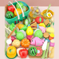Pretend Cutting Play Food Toys for Kids