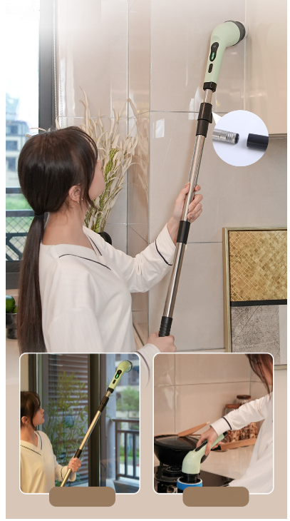 🧹 50% OFF FLASH SALE ! ⚡ 9-IN-1 Electric Cleaning Brush – Multi-Head Replaceable, High-Power Scrubbing, Cordless Rechargeable & Waterproof 🧼