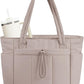 💕Hot Sale 15% OFF🎁Wandering Nature Puffer Tote Bag with Cup Holder & Laptop Compartment & Trolley Sleeve for Travel, Work, Nurse, Women