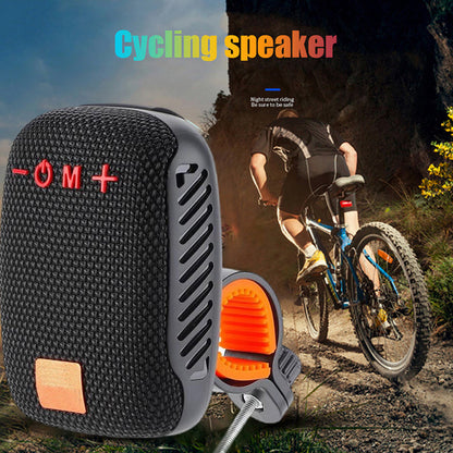 🚲42% OFF!🔈Bluetooth Bike Speaker – IPX5 Waterproof, True Wireless Stereo & MicroSD Support, Secure Bike Mount 🎵