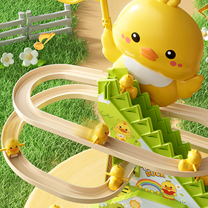 🏆 LIMITED-TIME 50% OFF! 🦆Electric Duck Climbing Stairs Track Toy✨