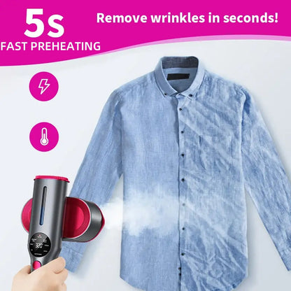 📢 LIMITED-TIME 50% OFF! ⏰Handheld Steam Iron for Clothes – Quick Heat, Powerful Steam, Wrinkle-Free Anywhere ✨
