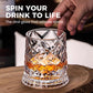 🥛 💎 Hot Sale 50% OFF ✨ 🔥 360° Rotating Whiskey Glass Tumbler