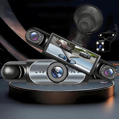 🔈🔈48% OFF!🚗🔥24-hour park guard dashcam with night vision – 1080P HD, 360° view & automatic loop recording! 📹