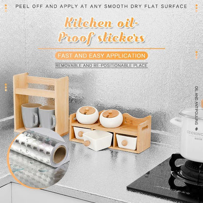 🏆 Last Day Special Price £8.99 ! 🔥Buy more save more🎁Kitchen Peel and Stick Wallpaper Backsplash Waterproof Kitchen Stickers