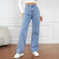 ⏰New Exclusive Flash Sale 44% OFF🔥Casual High Waist Multi-Pocket Wide Leg Stretchy Jeans