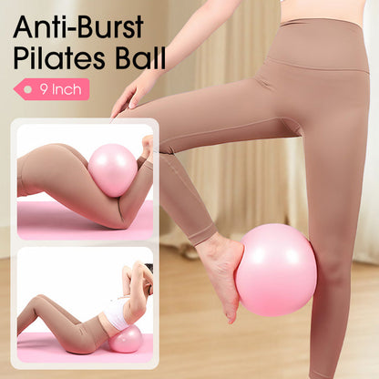 🏆 Last Day Special Price £8.99! 💐Buy 2 Get 1 Free🎁9-inch Anti-Burst Pilates Ball with Pump