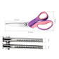🏆 Last Day Special Price £9.78 ! 🧵Buy more save more🎁Pinking Shears Scissors – Stainless Steel, Ergonomic Cushioned Handles💨