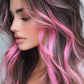 Clip-in Vibrant Hair Highlight Streaks