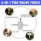 🚗 50% OFF NOW ! ⚡ Quick Change Car Tire Valve Tool Kit – Effortless Operation, Time-Saving & Durable Auto Repair Tool 🛠️