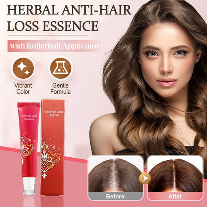 🏆 Last Day Special Price £9.79!!!🥳2026 HOT SALE🥳💞50K+ SOLD!🌱🔬 Targeted Care for Thicker Hair. Anti-Loss Herbal Essence + Precision Rollerball. 👑💧