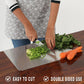 🎁Chef‑Recommended 50% Off！👩‍🍳🔪Must‑Have Cooking Tool！🥩🥦Safer, Cleaner & More Convenient!💥304 Stainless Steel Cutting Board