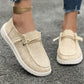 👟 50% OFF FLASH SALE ! ⚡ Women's Wide Width Canvas Loafers – Roomy Wide Fit Design, Soft Canvas Upper, Slip-On Convenience & All-Match Style 🥿
