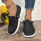 👟 50% OFF FLASH SALE ! ⚡ Women's Wide Width Canvas Loafers – Roomy Wide Fit Design, Soft Canvas Upper, Slip-On Convenience & All-Match Style 🥿