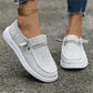 👟 50% OFF FLASH SALE ! ⚡ Women's Wide Width Canvas Loafers – Roomy Wide Fit Design, Soft Canvas Upper, Slip-On Convenience & All-Match Style 🥿