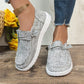 👟 50% OFF FLASH SALE ! ⚡ Women's Wide Width Canvas Loafers – Roomy Wide Fit Design, Soft Canvas Upper, Slip-On Convenience & All-Match Style 🥿