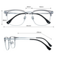 🏆 Last Day Special Price £9.78!!!⚡ Men’s Semi-Rimless Decorative Eyeglasses – Sleek Minimalist Design, Lightweight & Comfortable, Versatile for Daily Styling 🕶️