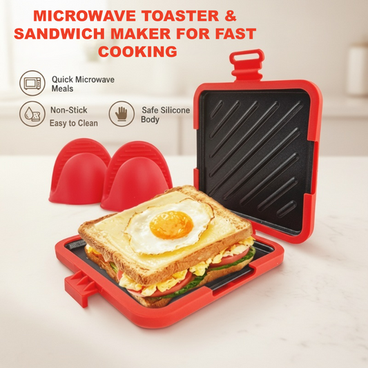🔥2026 New Arrivals: 67% Off for a Limited Time!🔥Microwave Toaster & Sandwich Maker For Fast Cooking