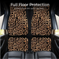 🐆 65% OFF FLASH SALE ! ⚡ 4-Piece Leopard Print Universal Car Floor Mats – Stylish Leopard Pattern, All-Weather Protection, Universal Fit & Easy to Clean 🚗