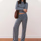 👚 50% OFF FLASH SALE ! ⚡ Women's Striped Knit 2-Piece Set – Soft Stretch Knit Fabric, Classic Striped Pattern, Effortless Matching & Versatile 🧶