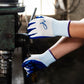 Wear-resistant latex work gloves