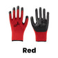Wear-resistant latex work gloves