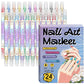 💅 Last Day Special Price £9.77 ! 🖌️Dual‑Tip Nail Art Pens