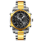 Men's Waterproof Military Analog-Digital Watches