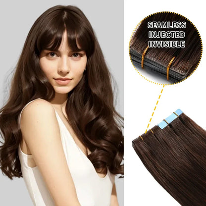 💇‍♀️ Expensive but beautiful ⚡ Tape-in Human Hair Extensions – Real Human Hair, Invisible & Secure Tape, Soft Natural & Easy to Apply ✨