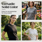 📢New arrival 55% OFF！💐 Women's Crew Neck Short Sleeve Knit Top