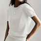 📢New arrival 55% OFF！💐 Women's Crew Neck Short Sleeve Knit Top