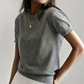 📢New arrival 55% OFF！💐 Women's Crew Neck Short Sleeve Knit Top