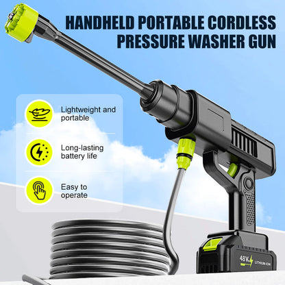 🏆 LIMITED-TIME 50% OFF! ✨Handheld Portable Cordless Pressure Washer Gun