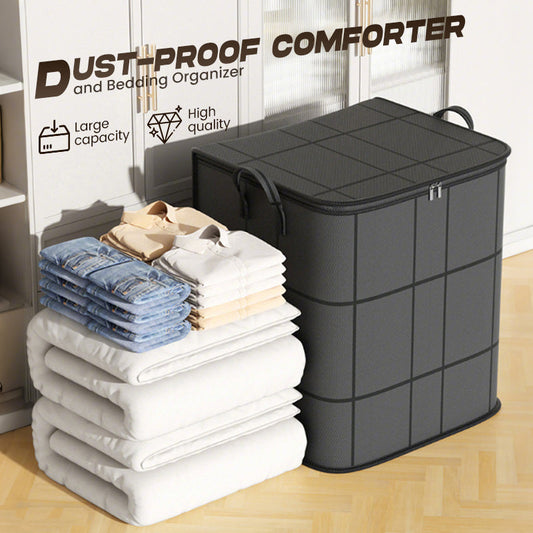 ⏰ Last Day Special Price £8.99 ! 📢Dust-Proof Comforter and Bedding Organizer – Large Capacity, Durable Non-Woven Fabric & Foldable Design 🌿