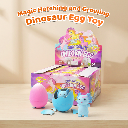 🦖  Last Day Special Price £9.78 ! 🔥Buy 2 Get 1 Free🔥 Magic Hatching and Growing Dinosaur Egg Toy – Grow & Hatch in Water, Realistic Dinosaur Figure, Educational & Fun, Perfect Gift for Kids 🎁
