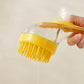 🚿 Last Day Special Price £9.99 ! 🔥Buy 1 Get 1 Free🔥Pet Bath Brush with Long Handle & Shampoo Dispenser🐾