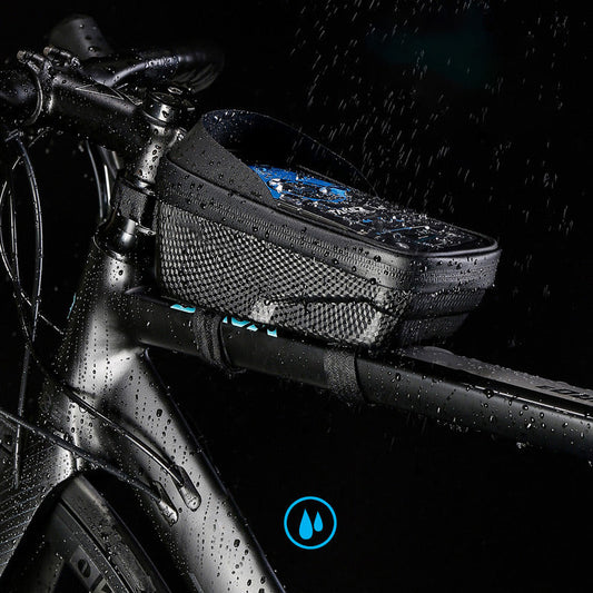 🚲 HOT SALE! ⚡ Waterproof Bike Mounted Phone Holder Bag – Waterproof & Dustproof, Shockproof Protection, Adjustable Strap, Secure Fit for Cycling & Outdoor Activities 📱