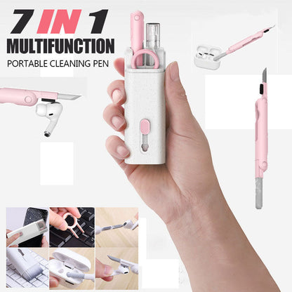 🏆 Last Day Special Price £9.99! 🔥7-in-1 Keyboard Cleaning Tool, Multifunctional Dust Removal Brush for Phone, Earphones, Computer, Laptop Cleaner for Watch, Camera & Lenses, Electronic Gadgets
