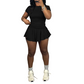 🏆 SUMMER HOT SALE ! 🔥50% OFF NOW 🎁Women's Sporty Two-Piece Pleated Skirt Set