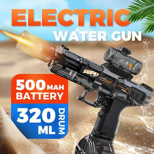 🔫 Rechargeable Electric Water Gun – Automatic Water Injection, Long Shooting Range, Large Capacity, Perfect for Summer Outdoor Fun & Kids Toys 💦
