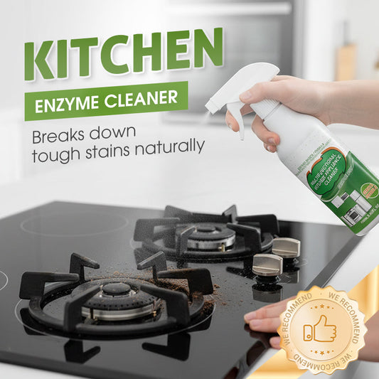 💐 Last Day Special Price £9.99 ! 🔥Buy 2 Get 1 Free🎁Kitchen Enzyme Cleaner – Powerful Degreasing, Long-Lasting Freshness 🍋🧽【Flash Sale】